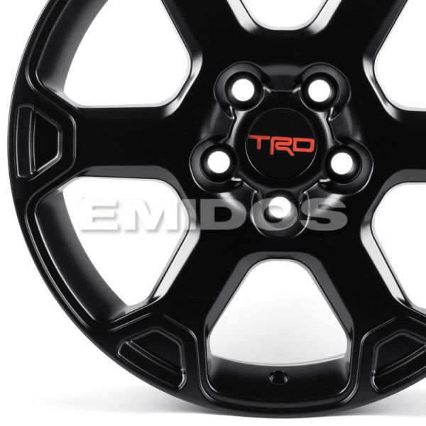 ЛИТЫЕ ДИСКИ 82182 TRD F7789-FG566 17 J8 ET38 5X114.3 60.1 ЧЁРНЫЙ МАТОВЫЙ