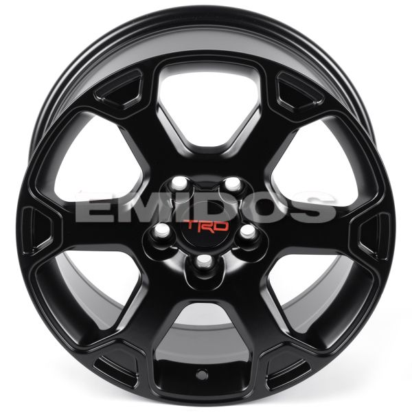 ЛИТЫЕ ДИСКИ 82182 TRD F7789-FG566 17 J8 ET38 5X114.3 60.1 ЧЁРНЫЙ МАТОВЫЙ