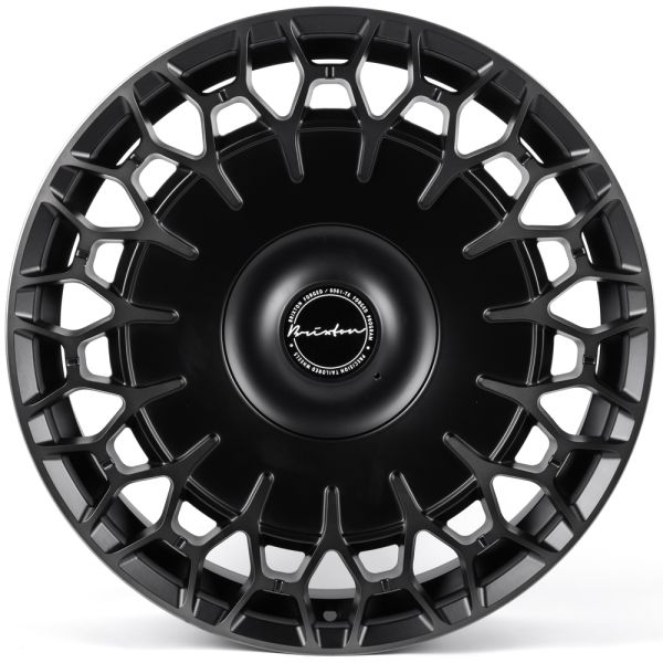 ЛИТЫЕ ДИСКИ 82195 BRIXTON FA729-FG610 20 J8.5 ET30 6X139.7 110.1 ЧЁРНЫЙ МАТОВЫЙ + ПОЛИРОВАННЫЕ СПИЦЫ