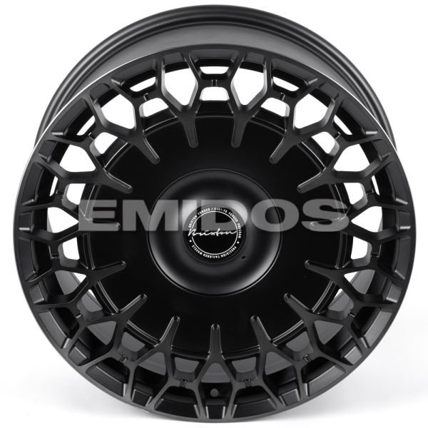 ЛИТЫЕ ДИСКИ 82195 BRIXTON FA729-FG610 20 J8.5 ET30 6X139.7 110.1 ЧЁРНЫЙ МАТОВЫЙ + ПОЛИРОВАННЫЕ СПИЦЫ