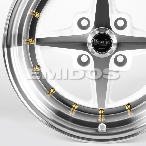 ЛИТЫЕ ДИСКИ 82199 WORK KS166-CT461 15 J9 ET-10 4X114.3 73.1 БЕЛЫЙ + ПОЛИРОВАННЫЕ СПИЦЫ