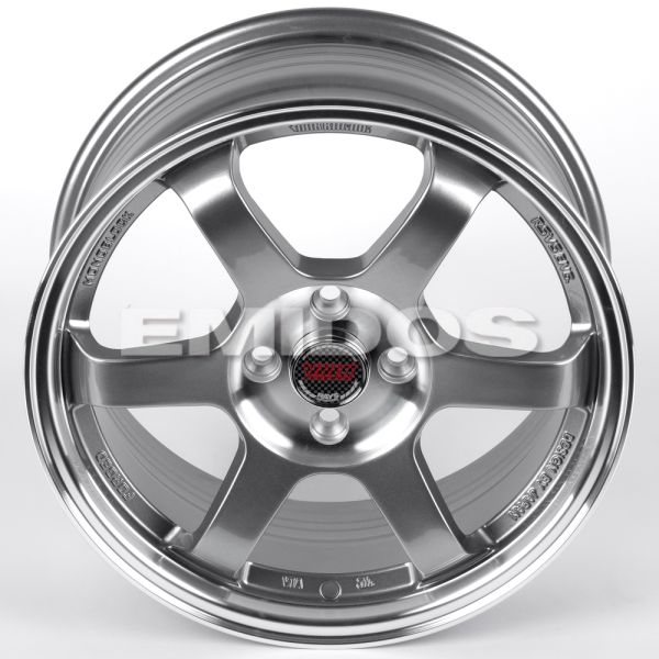 ЛИТЫЕ ДИСКИ 82311 RAYS 166-SF045 16 J7 ET40 4X100 73.1 ГРАФИТ + ПОЛИРОВАННЫЙ ОБОД