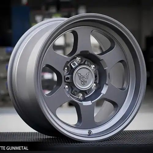 BEAST 9006 Matte gunmetal 6x114.3 17R 8.5 66,1 12
