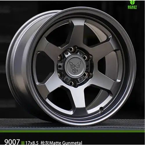 BEAST 9007 Matte gunmetal 6x139.7 17R 8.5 106,1 0