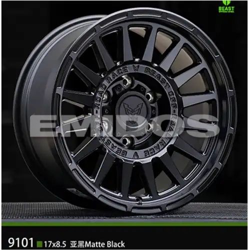 BEAST 9101 Matte Black 6x139.7 17R 8.5 100,1 0