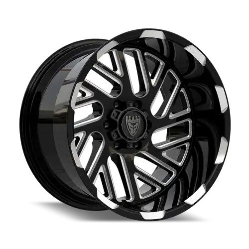BEAST 9621 Blue Gloss Black w/ Milled Spokes 5x114.3 20R 12 67,1 -44