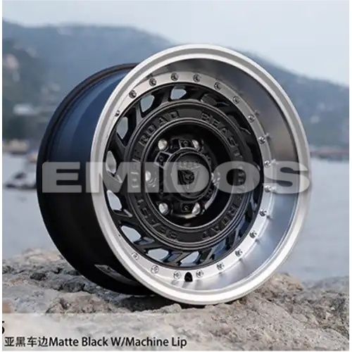 BEAST 9705 Matte Black/Machined lip 6x139.7 18R 8.5 93,1 0