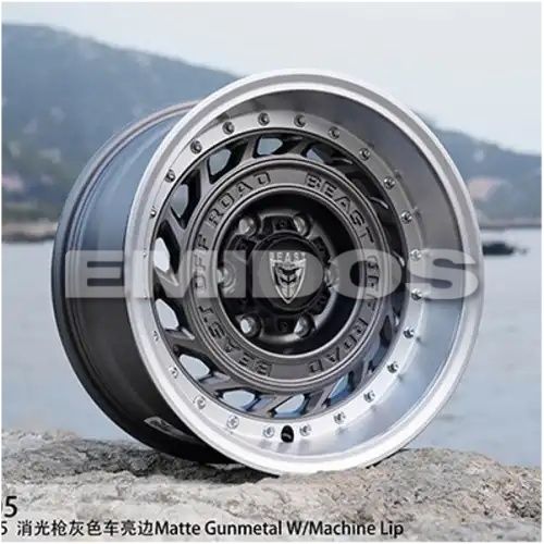 BEAST 9705 Matte Gunmetal/Machined lip 6x139.7 18R 8.5 93,1 0