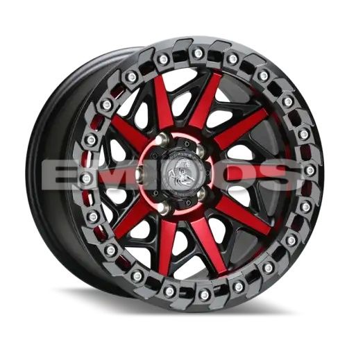 Agility Force A710B Matte Black w/ Red Face 6x139.7 17R 8.5 100,1 0