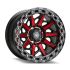 Agility Force A710B Matte Black w/ Red Face 6x139.7 17R 8.5 100,1 0