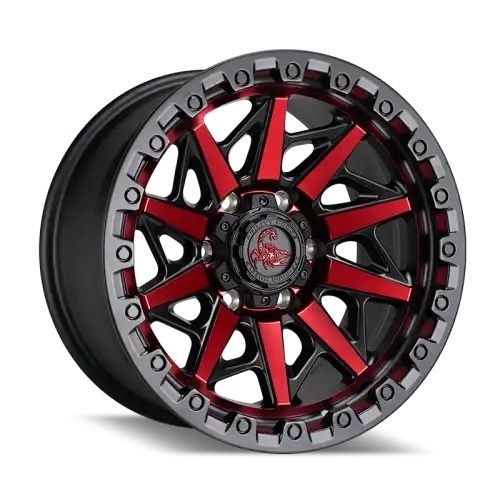Agility Force A710N Matte Black w/ Red Face 5x127 17R 8.5 71,56 -12