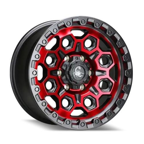 Agility Force A716 Matte Black w/ Red Face 6x139.7 17R 8.5 106,1 0