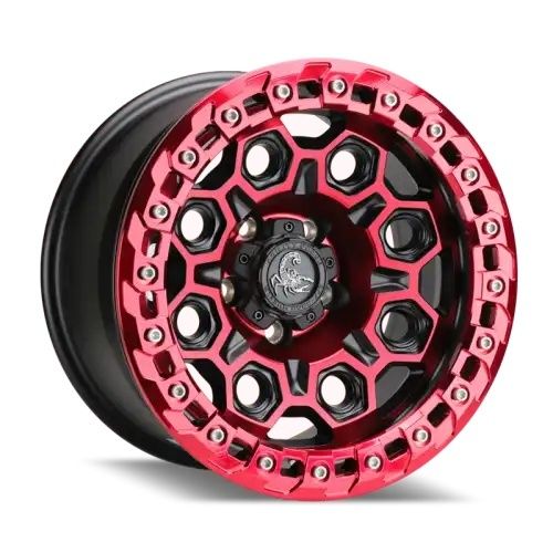 Agility Force A716B Matte Black w/ Red Face 6x139.7 17R 8.5 100,1 0