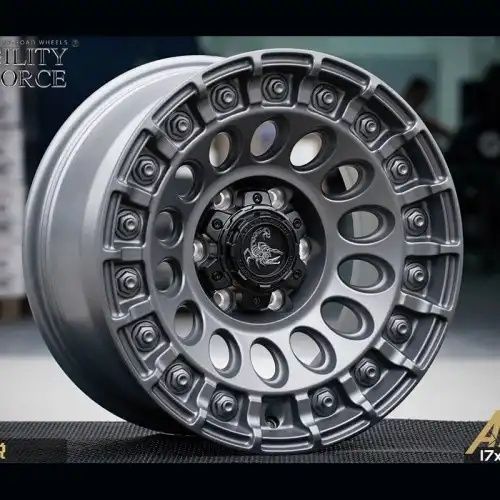 Agility Force A717 Matte gunmetal 6x139.7 17R 8.5 100,1 0