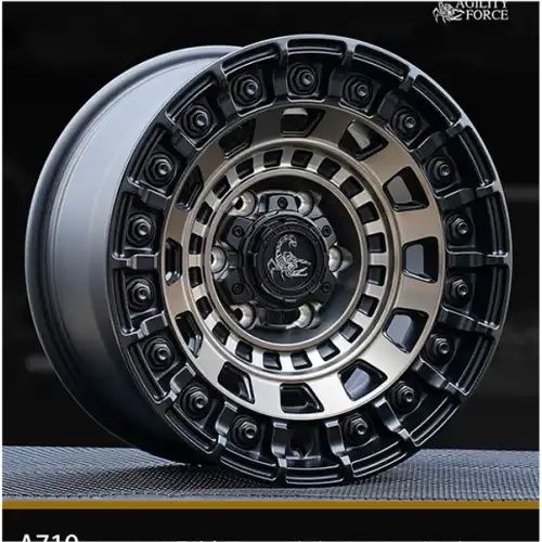 Agility Force A719 Matte Black w/ Mac Face&Dark Tint 6x139.7 17R 8.5 100,1 0