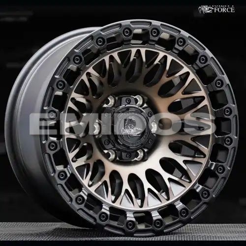 Agility Force A721 Matte Black w/ Mac Face&Dark Tint 6x139.7 17R 8.5 93,1 0