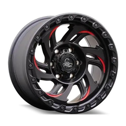 Agility Force A723 Red Matte Black w/ Milled Spokes 6x139.7 18R 8.5 93,1 0