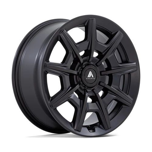 Asanti Black Label AB041 ESQUIRE SATIN BLACK GLOSS BLACK FACE 5x115/120 22R 9 74.1 15