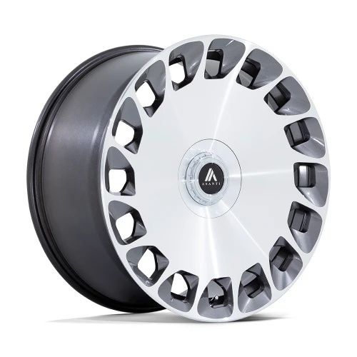 Asanti Black Label AB045 ARISTOCRAT GLOSS PLATINUM BRIGHT MACH FC 5x108/114.3 22R 9 72.56 38