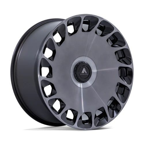 Asanti Black Label AB045 ARISTOCRAT GLOSS BLACK MACHINED FC W/ DDT 5x108/112 20R 9 72.56 45