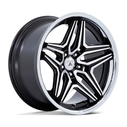 Asanti Black Label AB046 DUKE GLOSS BLACK MACHINED 5x120 20R 9 74.1 15