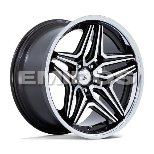 Asanti Black Label AB046 DUKE GLOSS BLACK MACHINED 5x115 22R 9 72.56 15