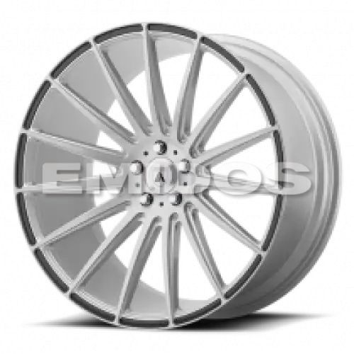 Asanti Black Label ABL-14 POLARIS BRUSHED SILVER W/ CARBON FIBER INSERTS 5x114.3 20R 8.5 72.6 38