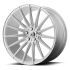 Asanti Black Label ABL-14 POLARIS BRUSHED SILVER W/ CARBON FIBER INSERTS 5x120 20R 9 74.1 35