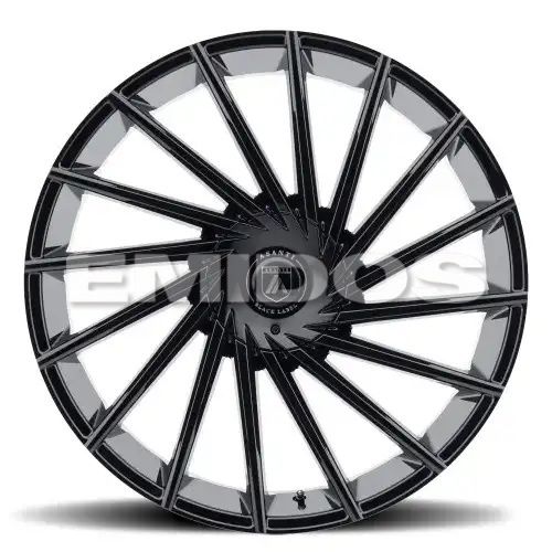 Asanti Black Label ABL-18 MATAR GLOSS BLACK 6x120/132 20R 8.5 78.1 30