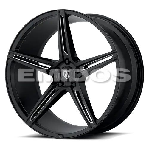 Asanti Black Label ABL-22 ALPHA 5 GLOSS BLACK MILLED 5x115 20R 10.5 72.56 20