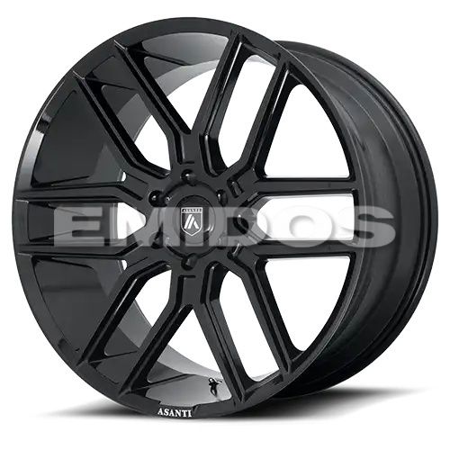 Asanti Black Label BARON GLOSS BLACK 6x135 22R 9.5 87.1 30
