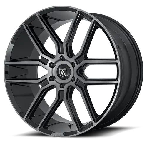 Asanti Black Label BARON GLOSS BLACK W/ GRAY TINT 6x139.7 24R 10 100.5 30