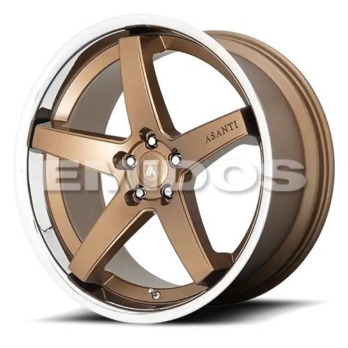 Asanti Black Label ABL31 REGAL SATIN BRONZE W/ CHROME LIP 5x114.3 20R 10.5 72.56 38
