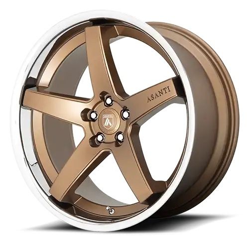 Asanti Black Label ABL31 REGAL SATIN BRONZE W/ CHROME LIP 5x120 22R 9 74.1 32