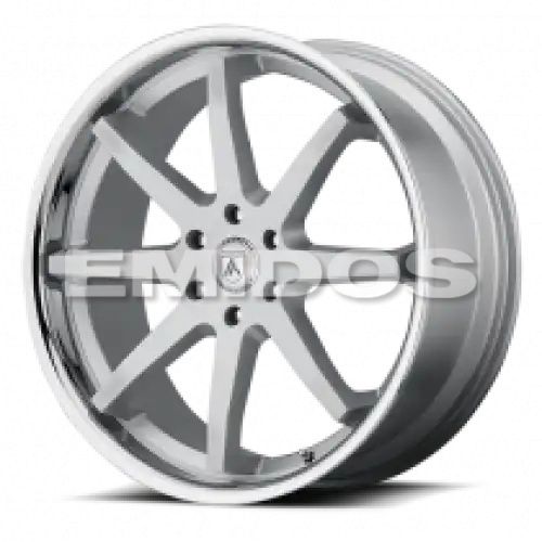 Asanti Black Label ABL-32 KAISER BRUSHED SILVER W/ CHROME LIP 6x135 24R 10 87.1 30