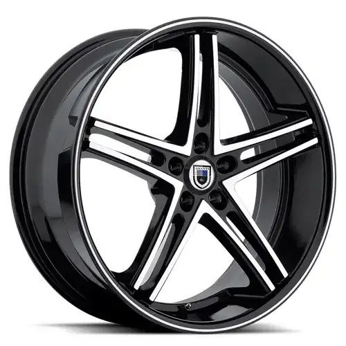 Asanti Black Label ABL-7 MACHINED FACE W/ BLACK LIP 5x114.3 20R 10 74.1 45
