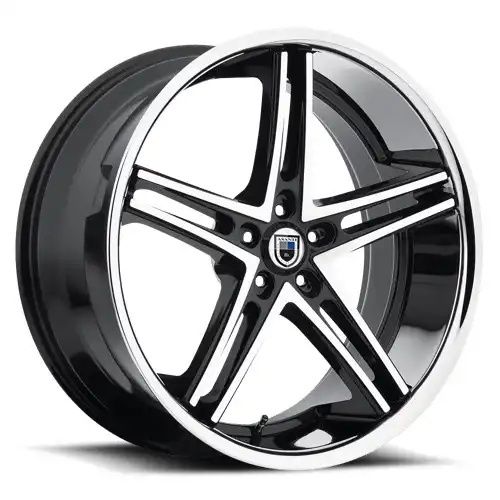 Asanti Black Label ABL-7 MACHINED FACE W/ SS LIP 5x114.3 20R 10 74.1 45