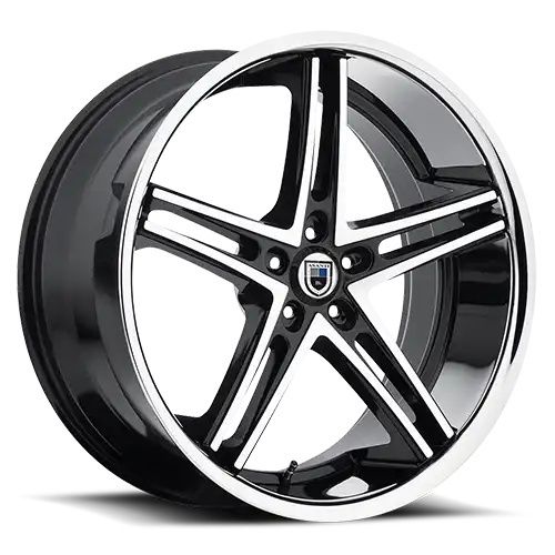 Asanti Black Label ABL-7 MACHINED FACE W/ SS LIP 5x115 22R 10 74.1 20