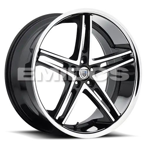 Asanti Black Label ABL-7 MACHINED FACE W/ SS LIP 5x115 22R 10 74.1 20