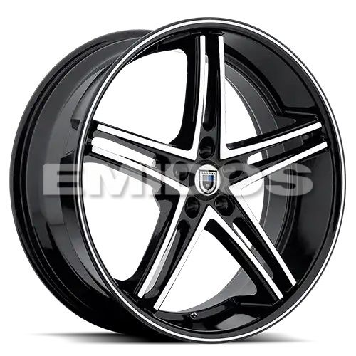 Asanti Black Label ABL-7 MACHINED FACE W/ BLACK LIP 5x120 22R 10 74.1 20