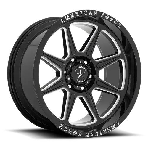 American Force AC002 TRAIL GLOSS BLACK MILLED 6x139.7 20R 10 106.1 -18