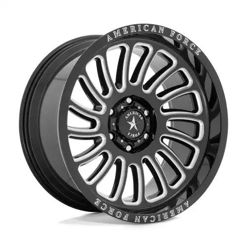 American Force AC004 VULCAN GLOSS BLACK MILLED 6x139.7 R 10 106.1 -18