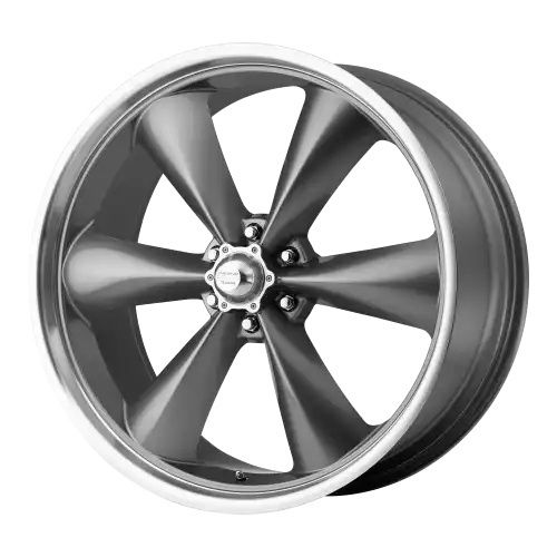 American racing AR104 TORQ THRUST ST MAG GRAY W/ MACHINED LIP 6x139.7 20R 8.5 78.1 19