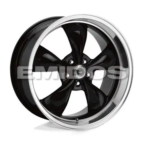 American racing AR105 TORQ THRUST M GLOSS BLACK W/ MACHINED LIP 5x110 17R 7.5 65.07 45