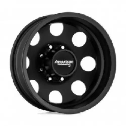 American racing AR204 BAJA DUALLY SATIN BLACK - REAR 8x200 17R 6.5 142 -140