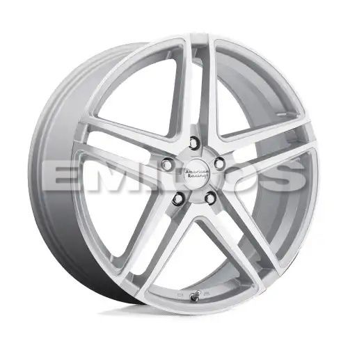 American racing AR907 SILVER MACHINED 5x120 17R 7.5 74.1 42