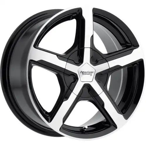 American racing AR921 TRIGGER GLOSS BLACK MACHINED 5x110/115 17R 7 72.56 40