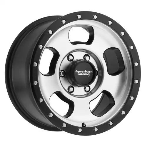 American racing AR969 ANSEN OFFROAD SATIN BLACK MACHINED W/ SATIN BLACK RING 8x170 17R 8 130.81 BNK