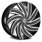 Azara AZA-502 Gloss Black & Machined 5x110/120 22R 8.5 74.1 38