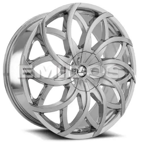 Azara AZA-504 Chrome 6x135/139.7 28R 9.5 87.1 25